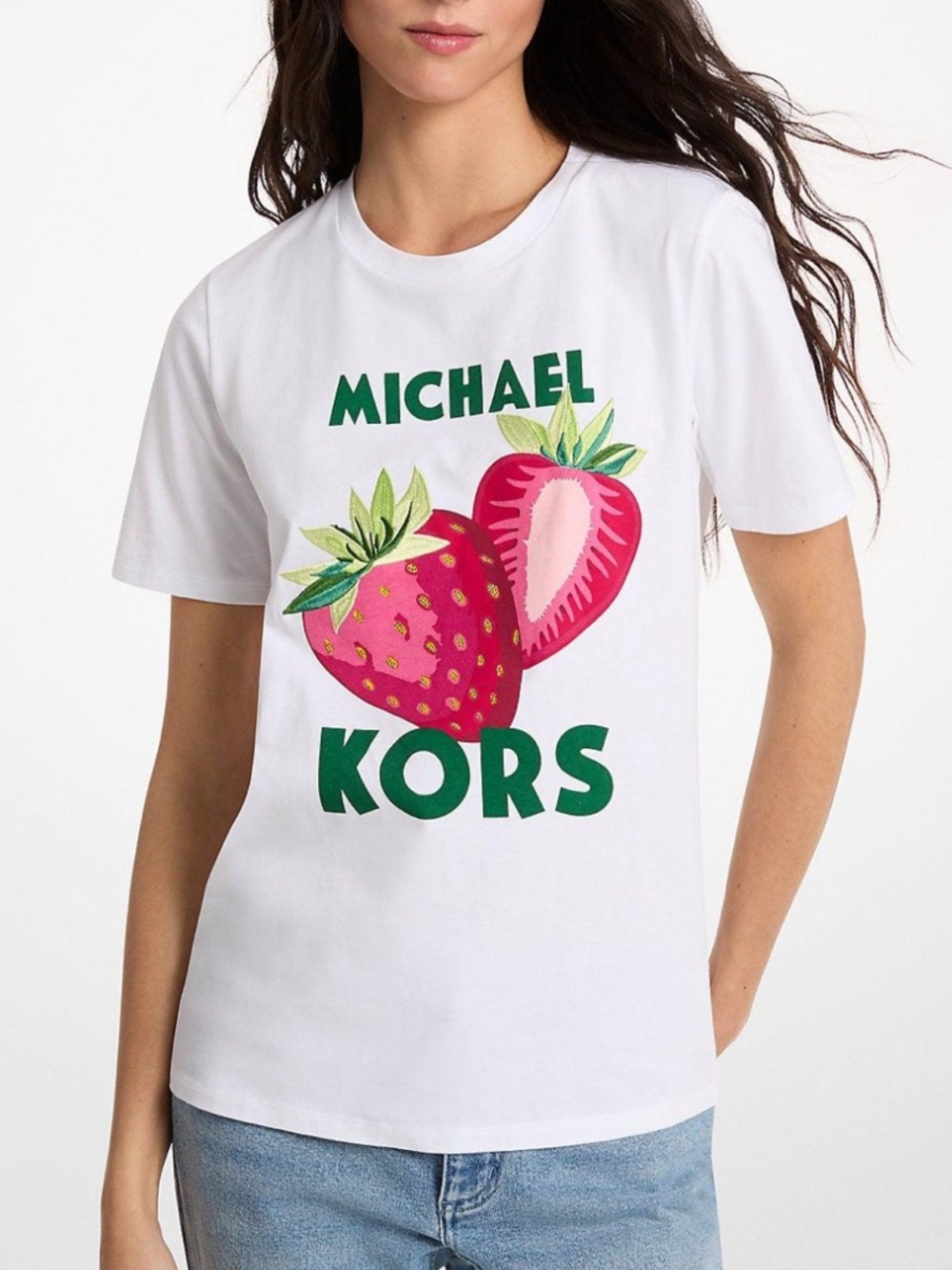 Viral Michael Kors Strawberry Graphic Tee 🍓